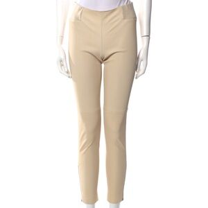Brunello Cucinelli Cream Stretch Ankle Pants